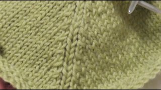 Raglan decrease where decreases leans towards the middle stitch (ssk, k, k2tog)