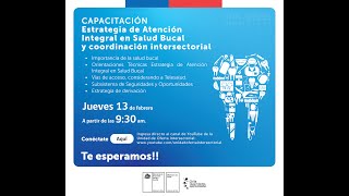 Capacitación Estrategia de Atención Integral en Salud Bucal y coordinación intersectorial