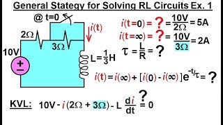 Electrical Engineering: Ch 8: RC & RL Circuits (37 of 65) General Strategy Solving RL Circuits Ex.1