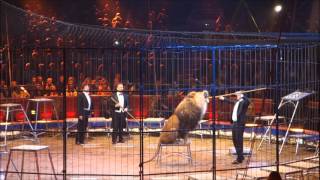 Martin Lacey's lions @ 40.e Festival du Cirque Monte Carlo 2016