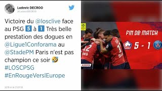 Ligue 1. Lille humilie un PSG méconnaissable