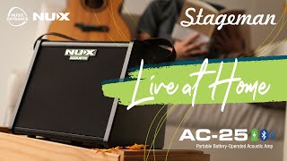 NUX Stageman AC-25 ทำอะไรได้มากกว่าที่คิด | น้ำหนักเบา, แบตเตอร์รี่ใช้งานนาน 4 ชม. , มี Bluetooth