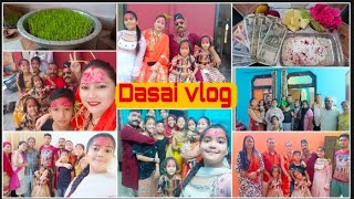 Dasai celebration in Nepali culture (2022) दशहरा का त्यौहार मनाया मायका और सुसराल दोनों में एक साथ 🥰