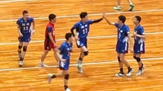 【黒鷲旗2019】洛南高校 vs JTサンダーズ 第2セット