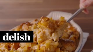Caramel Apple Bread Pudding | Delish