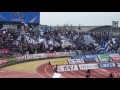 2016Ｊ１第１－２節ＶＦ甲府vs.Ｇ大阪　試合直前のＧ大阪サポーターの応援風景 （2016 03 06）