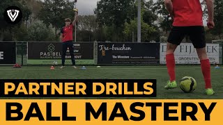 Fun Ball Mastery Partner Drills | Soccer Drills - Football Exercises