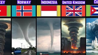 Tornado From Different countries | Tornado Storm Comparison