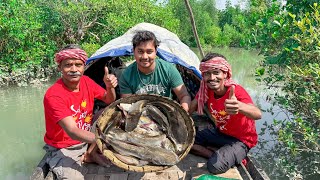 প্রথমবার সুন্দরবন নদীতে গিয়ে বরসি দিয়ে প্রচুর মাছ পেলাম।!!!