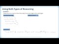 math 2201 ch.1 sec.1.1 to 1.4 comparing inductive and deductive reasoning instruction