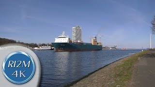 4K UHD Relaxing Video: Lübeck-Travemünde, Germany - Priwall, Trave, Ferry \