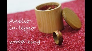 wooden ring diy - anniversary gift