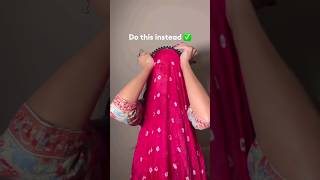 Amazing dupatta Hack ✅ Girls must try ✨#hack #lifehack #youtube #shorts