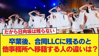 【坂道】卒業後、合同LLCに残るのと他事務所へ移籍する人の違いは‥？【日向坂46HOUSE】#日向坂46 #日向坂 #日向坂で会いましょう #乃木坂46 #櫻坂46