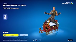 Dogghouse Sleigh | Fortnite Emote