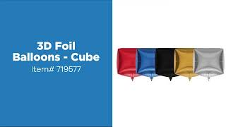 Promo Product Review: 3D Foil Balloons - Cube| AnyPromo 719577