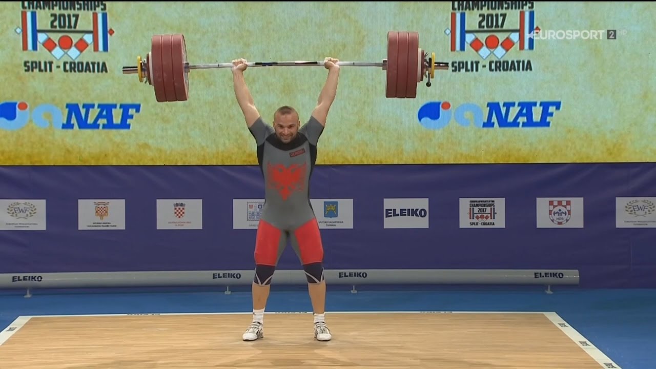 2017 European Weightlifting Championships Men 77 Kg \ Тяжелая атлетика ...