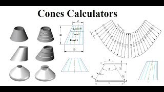 Full Cone, Half Cone, Truncated Cone, Eccentric Cone, Toricone, Multi level Cones Layout Fabrication