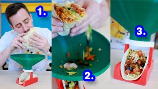 this device turns your burritos into tacos