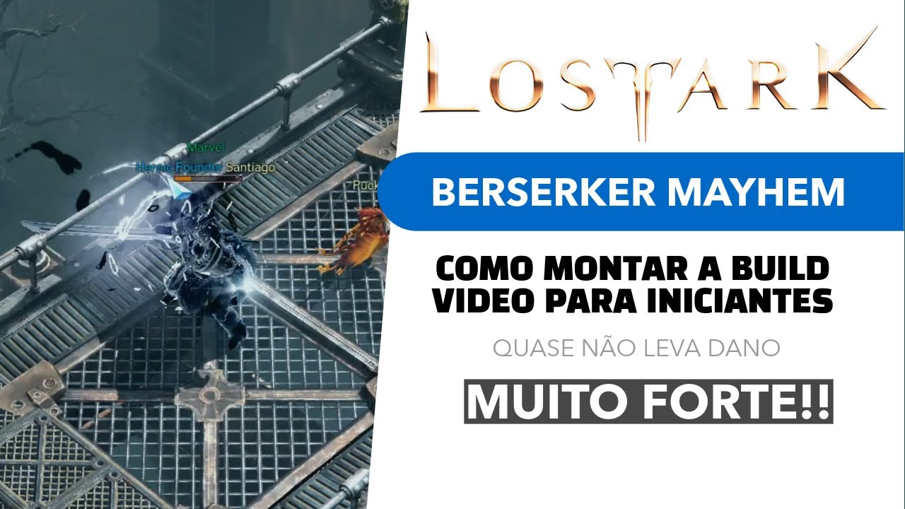 BUILD BERSERKER MAYHEM PARA INICIANTES - LOST ARK - YouTube