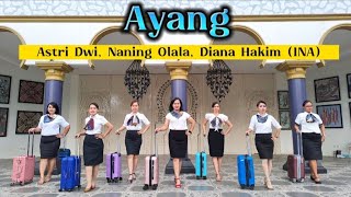 Ayang || Line Dance || Astri & Dreams LD Class || Chor. Astri Dwi, Naning Olala, Diana Hakim (INA)