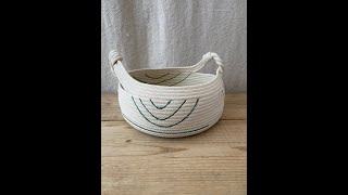 Shape Explorations - Episode five - abstract rural basket - artisan rope work -   behind the scenes.