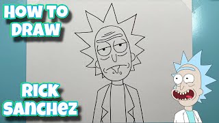 How To Draw Rick Sanchez | Rick and Morty #drawing #ricksanchez