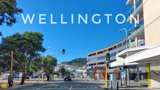 Wellington City Driving Tour 4K 2023 | Jervois Quay | Wellington Motorway | New Zealand Walking Tour