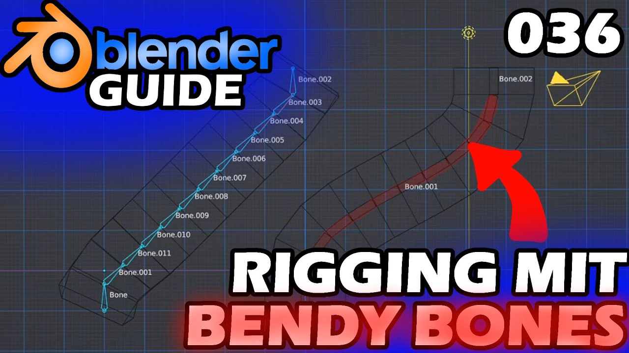 BENDY BONES Und Ihre Vorteile Beim RIGGING 🏆 The Blender Guide (Blender ...