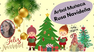 CÓMO HACER UN ÁRBOL 🎄MUÑECA RUSA NAVIDEÑO 🎄