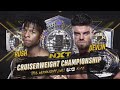 FULL MATCH - Lio Rush vs. Jordan Devlin – NXT Cruiserweight Title Match: WWE NXT, Feb. 19, 2020