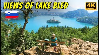 Views of Lake Bled 🇸🇮 | Mala Osojnica, Ojstrica Slovenia | Ex-Yugoslavia [4K Ultra HD/60fps]