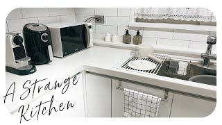 SUB) Korean Vlog | Achromatic kitchen interior, unboxing kitchen utensils, monotone props