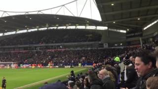 Amazing Leeds United fans at Bolton - FA Cup 4th round!