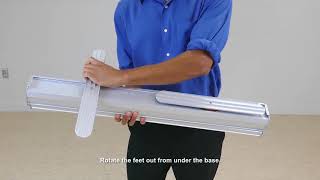 Econoroll Retractable Banner Stand Setup Tutorial