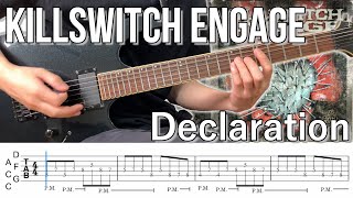 Declaration / Killswitch engage (screen TAB | guitar lesson)