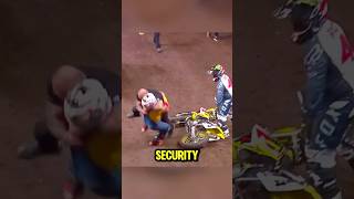 Security Guard Tackles Biker