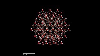 Molecular dynamics simulation of ice crystal melting