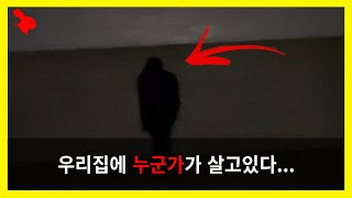 【틱톡에 올라온 무서운영상23】 우리집에 누군가가 살고있다...(dinonuggets741)