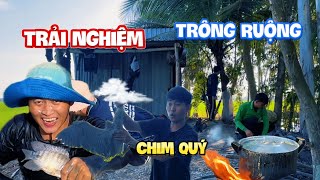 Trải Nghiệm Vào Đồng Mò Cá Ngủ Đêm Cấm Trại Cấm Câu Phát Hiện Chim Quý | HoàiPhong TV