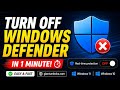 How To Turn Off Windows Defender on Windows 11 (2026 Guide) Technicians Edition