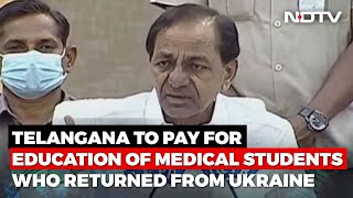 Big News From KCR For 700 Medical Students Who Are Back From Ukraine