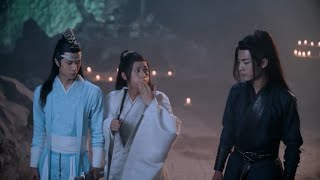 Huaisang interrupts lanzhan and wieying. Lanzhan is angry and forbids him to speak