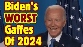 2024 Biden Gaffe Compilation: Every Cringe, Slip, and Stumble