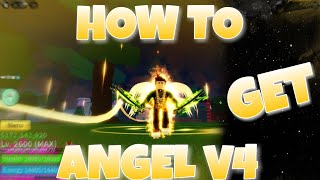 BLOX FRUITS HOW TO GET ANGEL V4  RACE | EASY WAY TO GET ANGEL V4 RACE | HOW TO GET ANGEL V1 V2 V3 V4