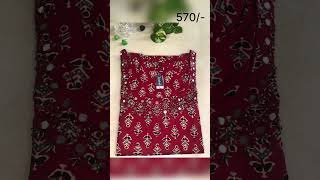 Trending Ajrak model kurta🌻Free shipping🚐whatsapp 9207951522#ajrakh#youtubeshorts#viral