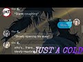 Just A Cold Pt.1/2 - Giyushino Oneshot [Sick Giyu] (Check out the description for more info)