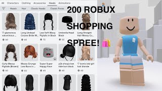 200 ROBUX shopping spree 🛍️