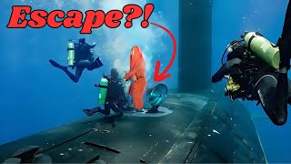 What Do Sailors Do If A Submarine Is Trapped Underwater? | Inside Submarine Escape Systems