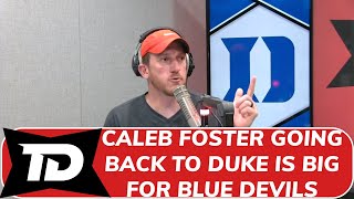 Caleb Foster returning for Duke Basketball